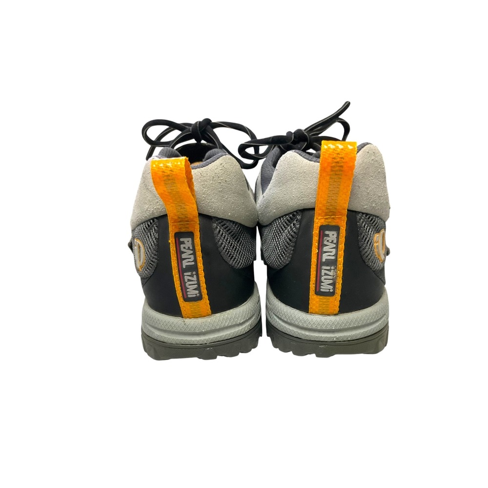 Pearl Izumi Women Mountain Bike Shoes Gray Orange SPD Cycling MTB SZ 41/ US 10 - Picture 6 of 9